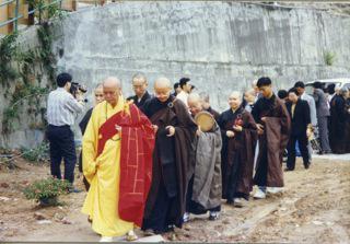 志蓮護理安老院地基工程灑淨儀式 (1991年5月)